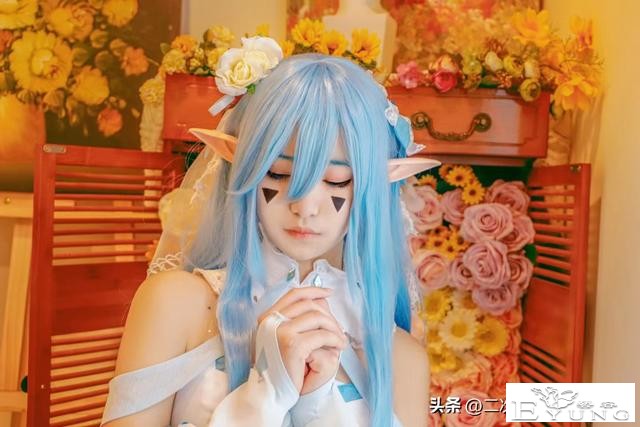 《凹凸世界》安莉洁同人花嫁cos，唯美温柔，给人很舒适的感觉-3.jpg