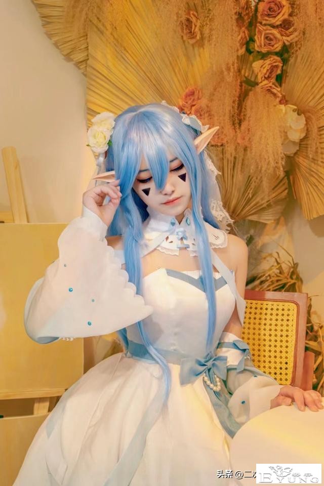 《凹凸世界》安莉洁同人花嫁cos，唯美温柔，给人很舒适的感觉-5.jpg