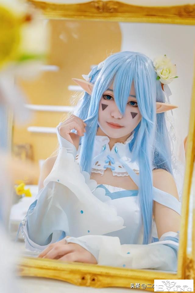 《凹凸世界》安莉洁同人花嫁cos，唯美温柔，给人很舒适的感觉-10.jpg