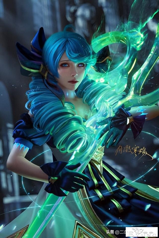 《英雄联盟》格温cos，打破CG次元壁，质感简直太绝了-3.jpg