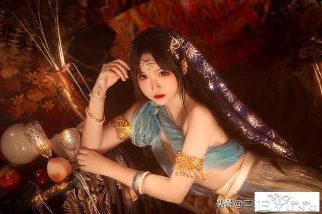 茉莉公主cos，雅致美丽充满异域风，太美啦-3.jpg