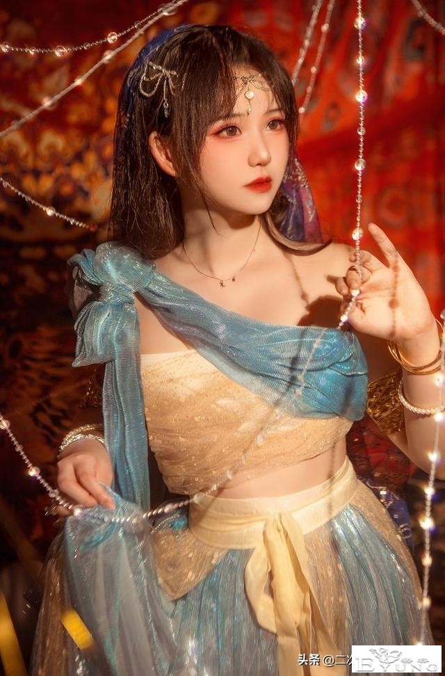 茉莉公主cos，雅致美丽充满异域风，太美啦-8.jpg