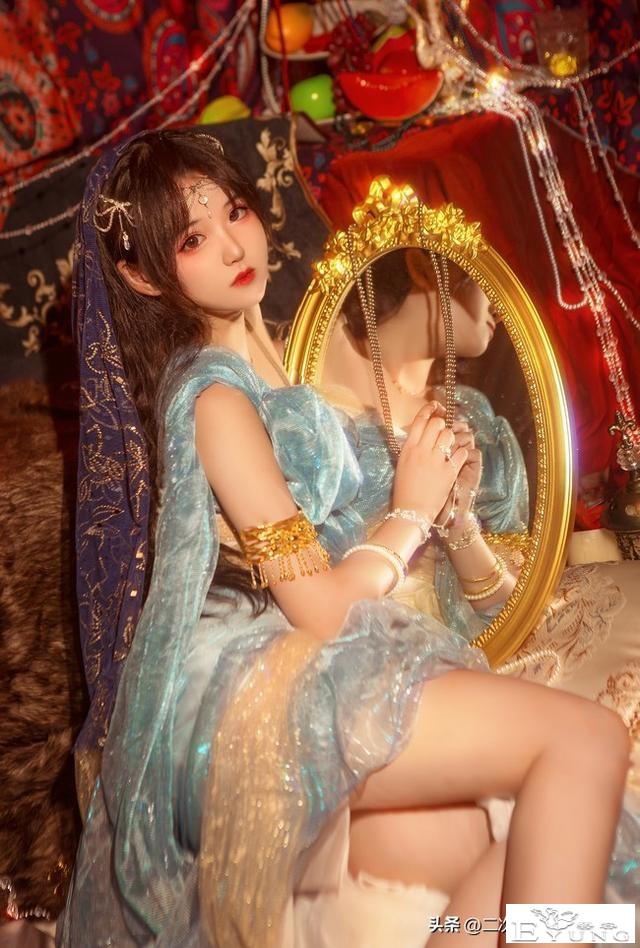 茉莉公主cos，雅致美丽充满异域风，太美啦-7.jpg