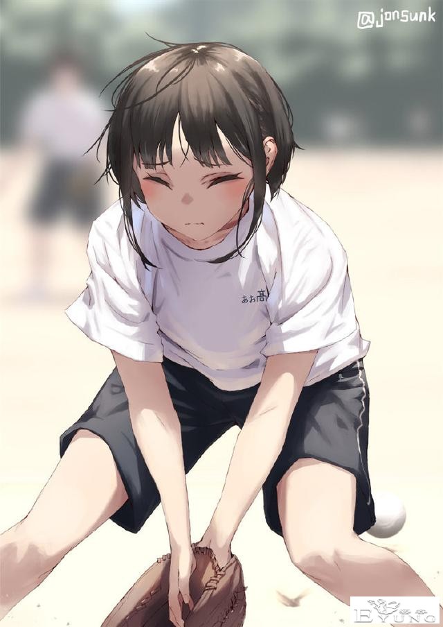 这位画师大佬笔下的运动少女也太可爱了，值得学画肢体的朋友学习-3.jpg