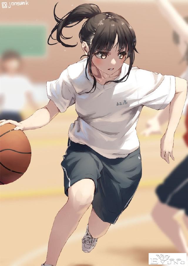 这位画师大佬笔下的运动少女也太可爱了，值得学画肢体的朋友学习-6.jpg