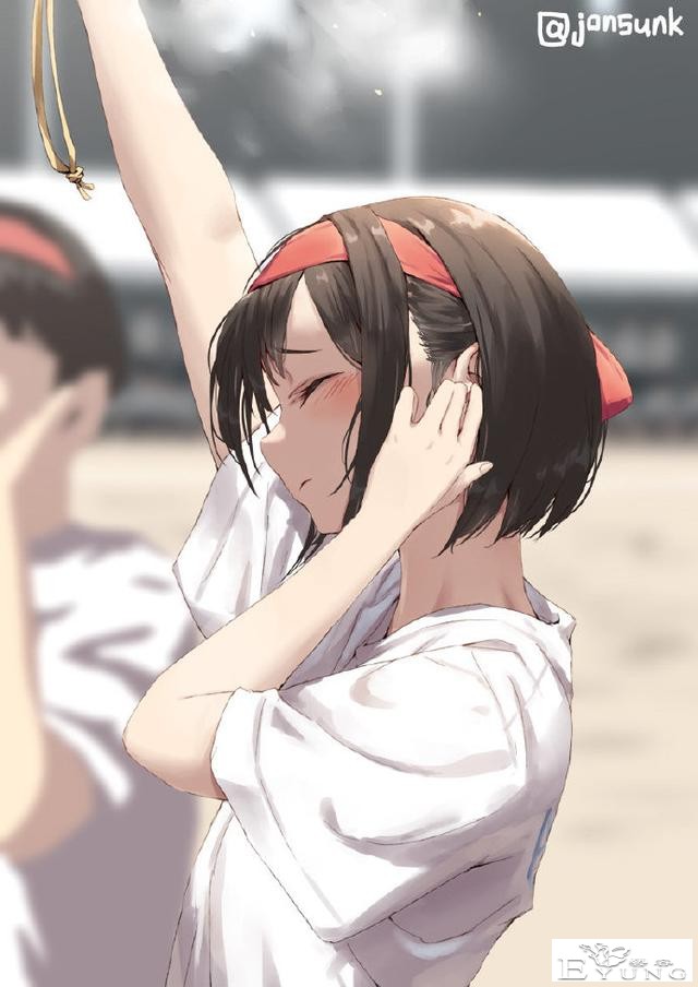这位画师大佬笔下的运动少女也太可爱了，值得学画肢体的朋友学习-5.jpg
