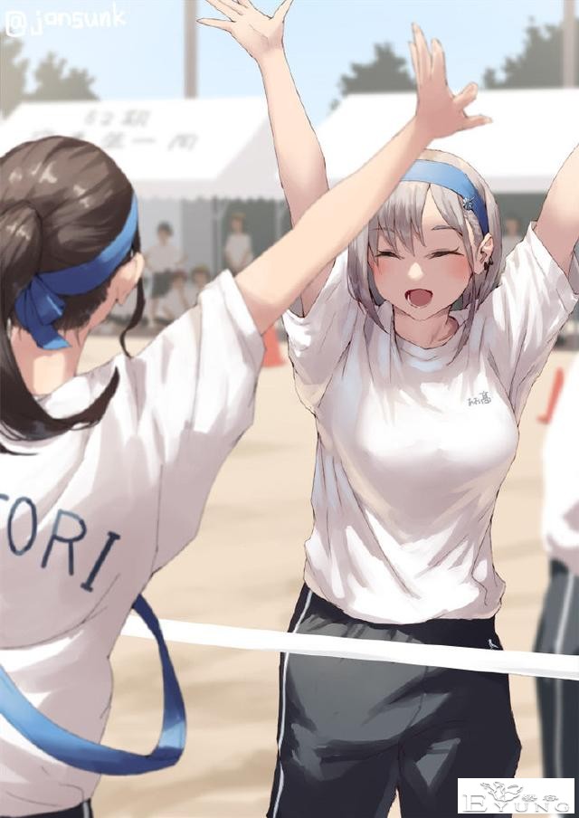 这位画师大佬笔下的运动少女也太可爱了，值得学画肢体的朋友学习-8.jpg