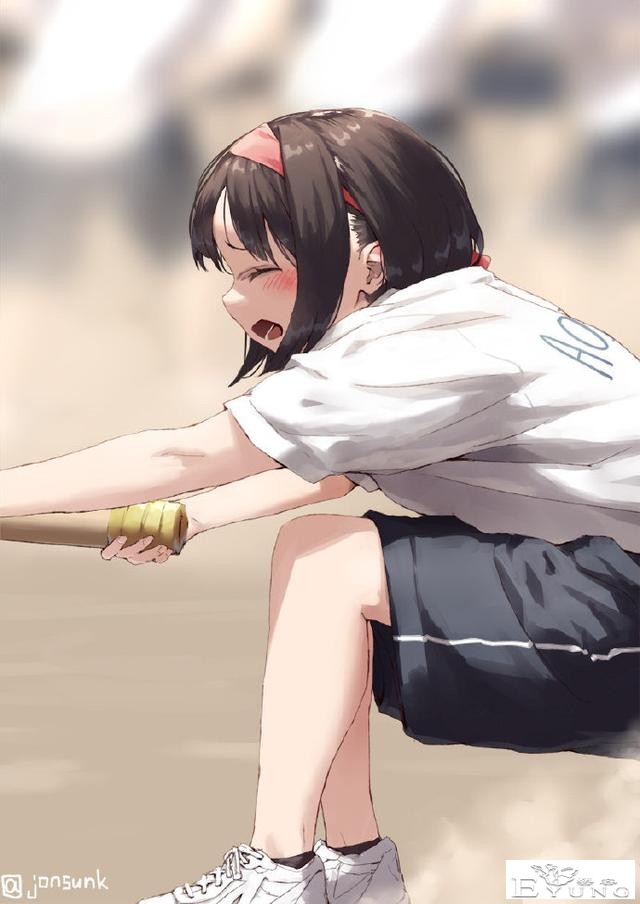 这位画师大佬笔下的运动少女也太可爱了，值得学画肢体的朋友学习-9.jpg