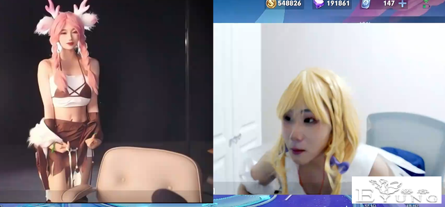 王者荣耀：女装上瘾，小予神女装cos瑶妹，连麦坏空空太辣眼-6.jpg
