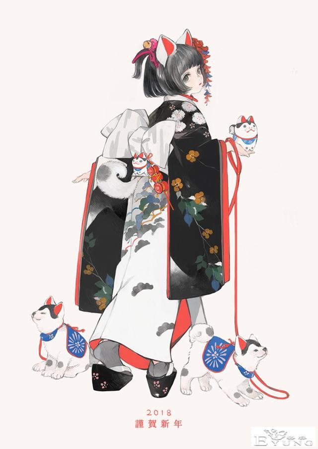 一组精致的日本动漫人物插画作品欣赏！来自多名绘画大佬的佳作-4.jpg