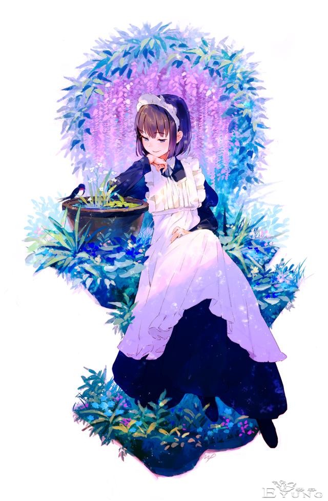 一组精致的日本动漫人物插画作品欣赏！来自多名绘画大佬的佳作-6.jpg