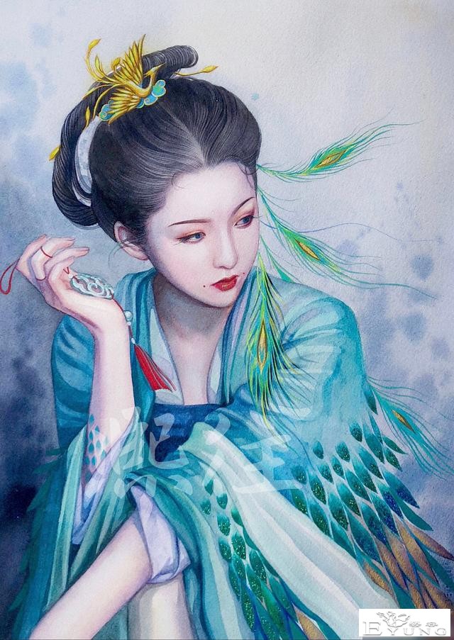 一组古风人物插画作品欣赏！来自于多名国内插画大佬的精品力作-17.jpg