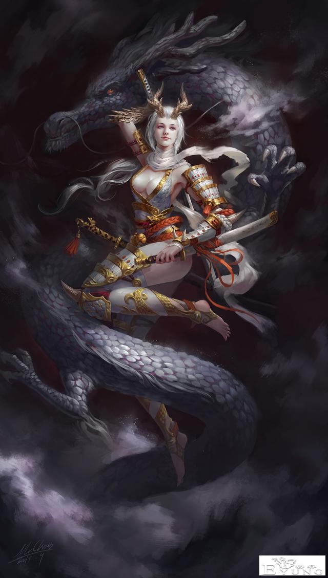 国人画师画功不俗的一组人物绘画作品！既有国风大作也有同人插画-15.jpg