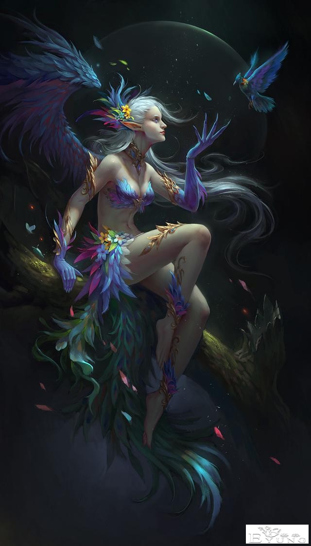 国人画师画功不俗的一组人物绘画作品！既有国风大作也有同人插画-17.jpg