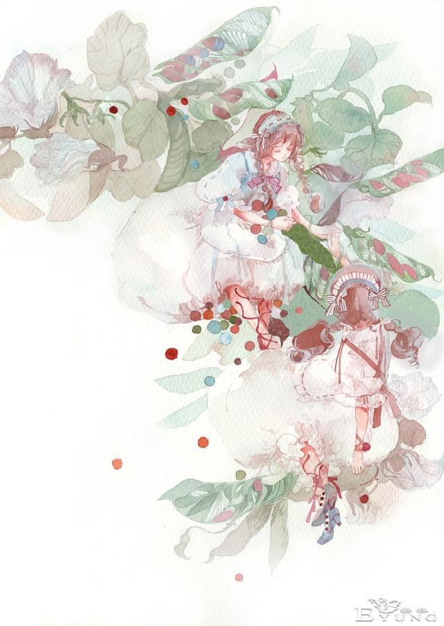 国内插画大佬一组画风唯美的人物插画作品！手绘功力相当强大-18.jpg