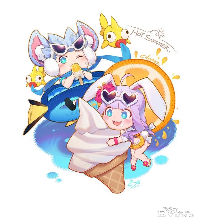 一组造型相当可爱的萌系Q版动漫插画作品！绝对能让人萌出鼻血哦-11.jpg