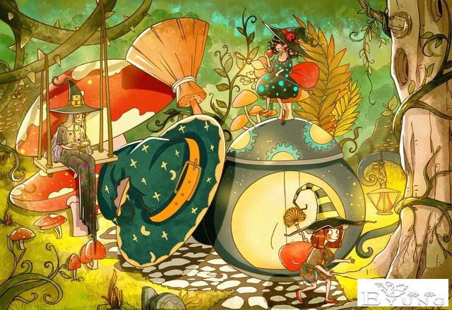 一组画风“萌萌哒”的插画作品欣赏！造型可爱相当有童趣的作品-16.jpg