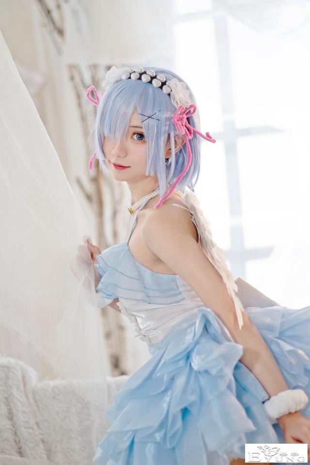 二次元cosplay蕾姆天使套图-1.jpg