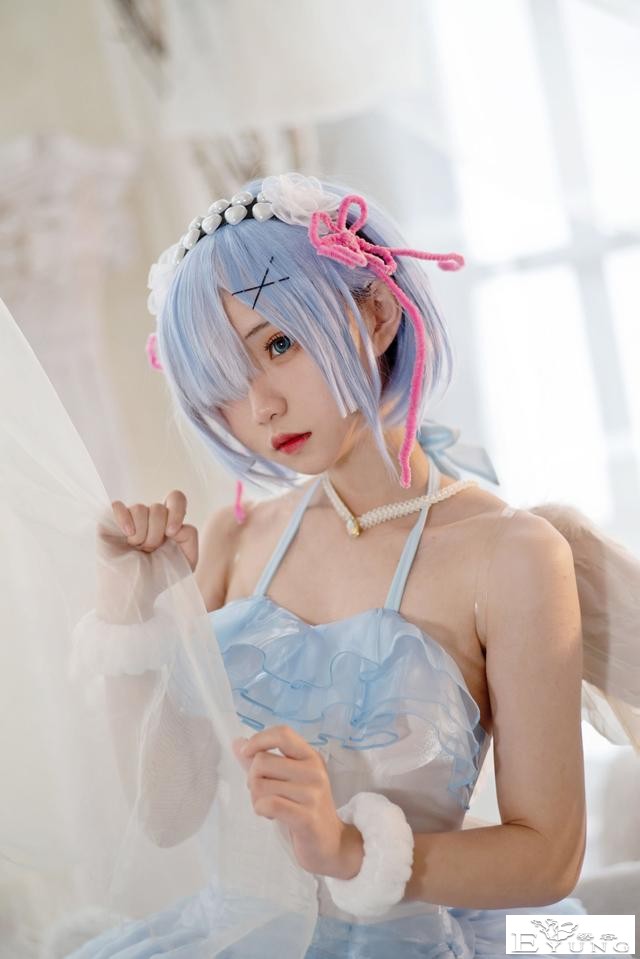 二次元cosplay蕾姆天使套图-2.jpg