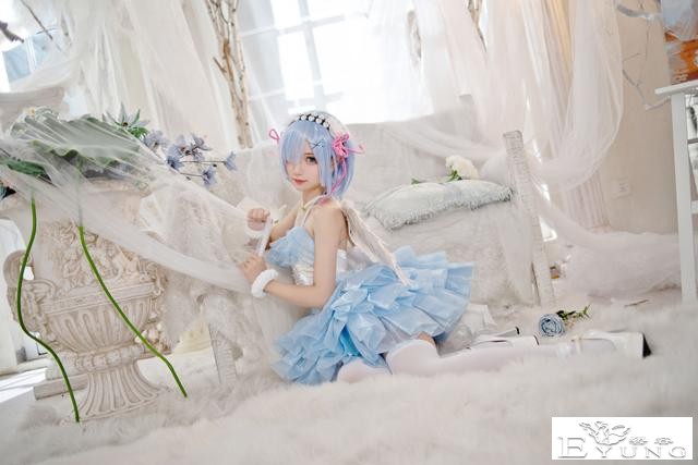 二次元cosplay蕾姆天使套图-8.jpg