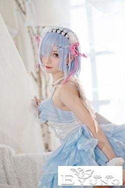 二次元cosplay蕾姆天使套图-7.jpg