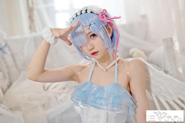 二次元cosplay蕾姆天使套图-12.jpg