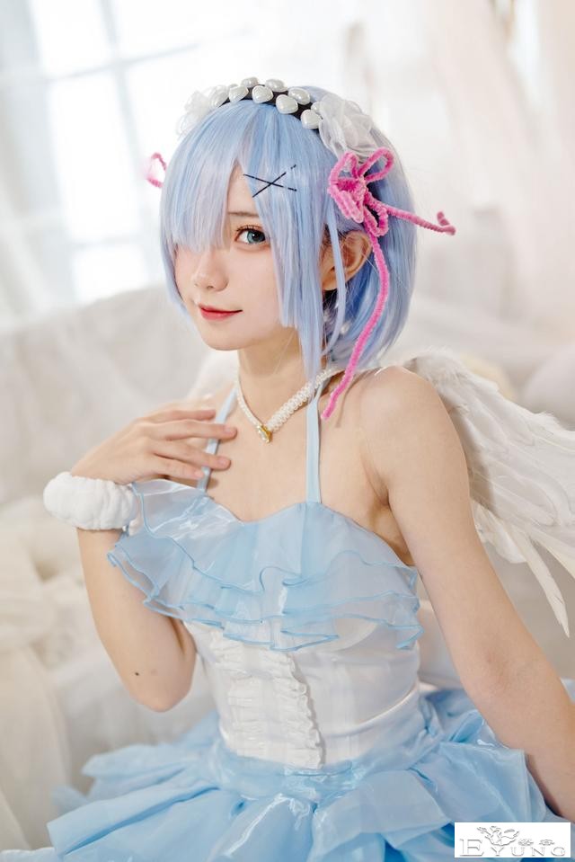 二次元cosplay蕾姆天使套图-13.jpg