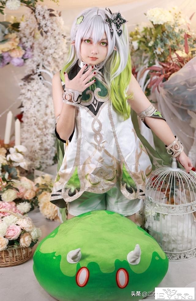 《原神》纳西妲cos，好有气质的小草神，太可爱啦！-5.jpg