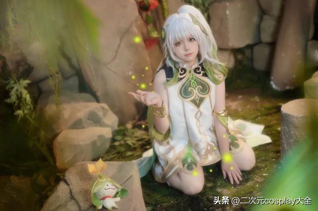 《原神》​纳西妲cos，这么乖的小可爱，我决定直接抱走啦！-2.jpg