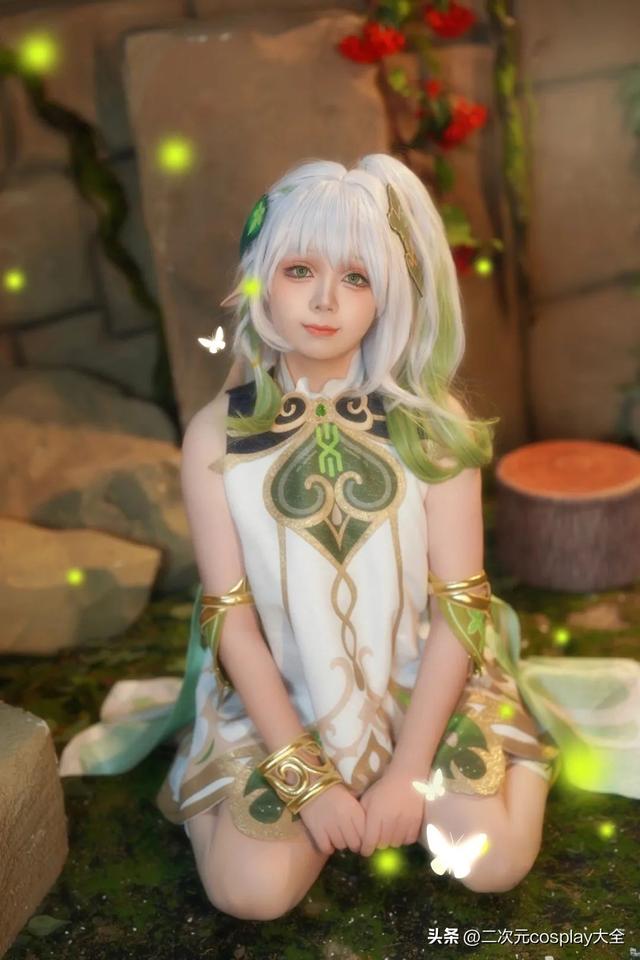 《原神》​纳西妲cos，这么乖的小可爱，我决定直接抱走啦！-3.jpg