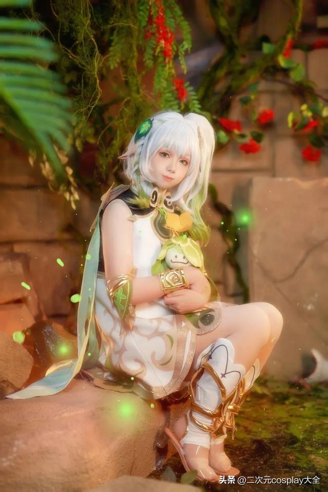《原神》​纳西妲cos，这么乖的小可爱，我决定直接抱走啦！-7.jpg