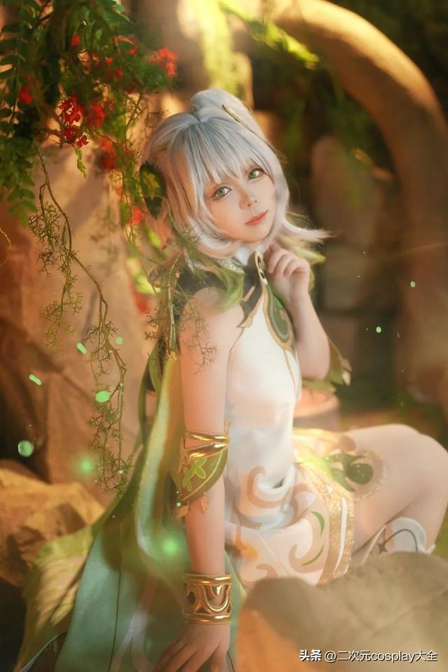 《原神》​纳西妲cos，这么乖的小可爱，我决定直接抱走啦！-9.jpg