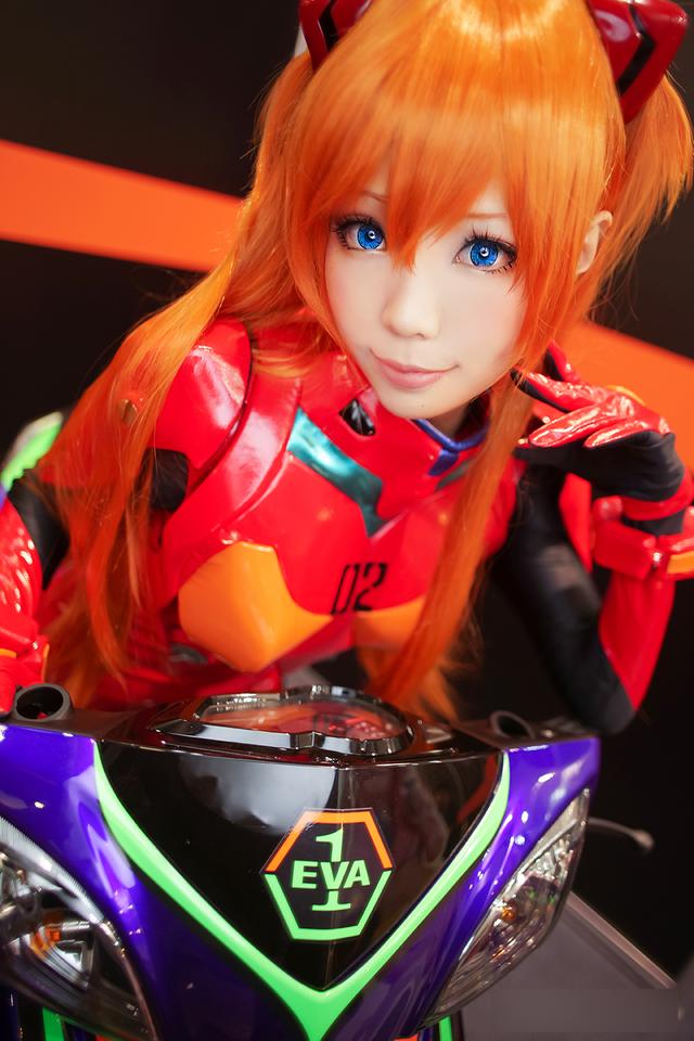 三组日本动漫《新世纪福音战士》角色明日香COSPLAY作品欣赏-2.jpg
