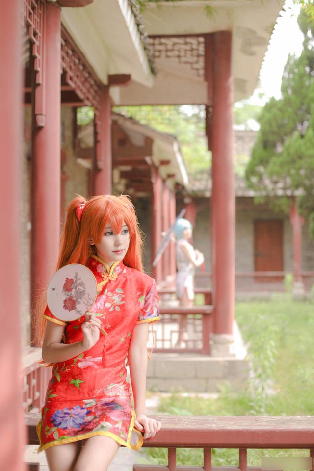 三组日本动漫《新世纪福音战士》角色明日香COSPLAY作品欣赏-13.jpg