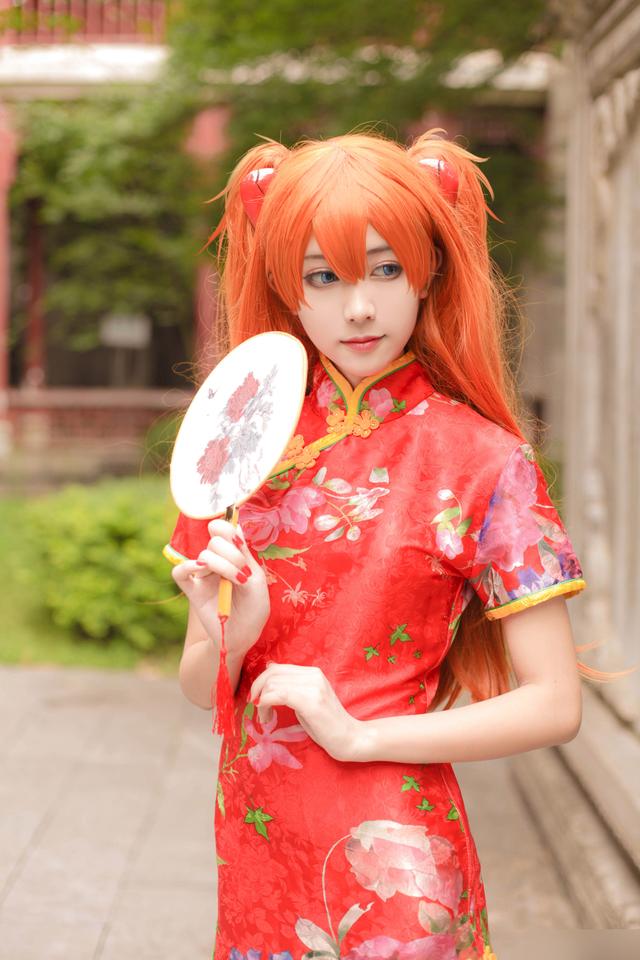 三组日本动漫《新世纪福音战士》角色明日香COSPLAY作品欣赏-14.jpg