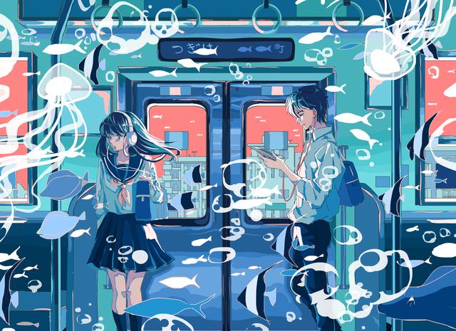 来自于日本插画师的一组画风个性的作品！色彩艳丽很有视觉冲击力-10.jpg