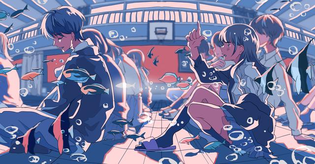 来自于日本插画师的一组画风个性的作品！色彩艳丽很有视觉冲击力-12.jpg