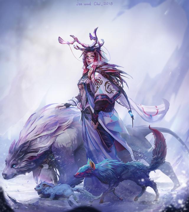 多位韩国画师绘制的一组精品人物画集！造型漂亮画风很有韩国特色-16.jpg