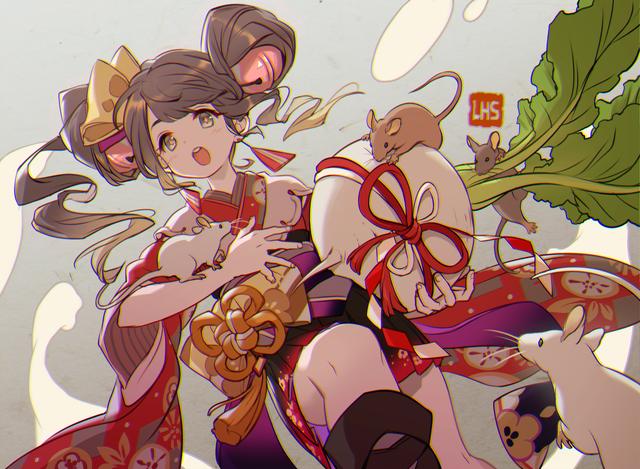 来自日本插画师的一组非常漂亮的人物插画作品！造型可爱画面华丽-2.jpg