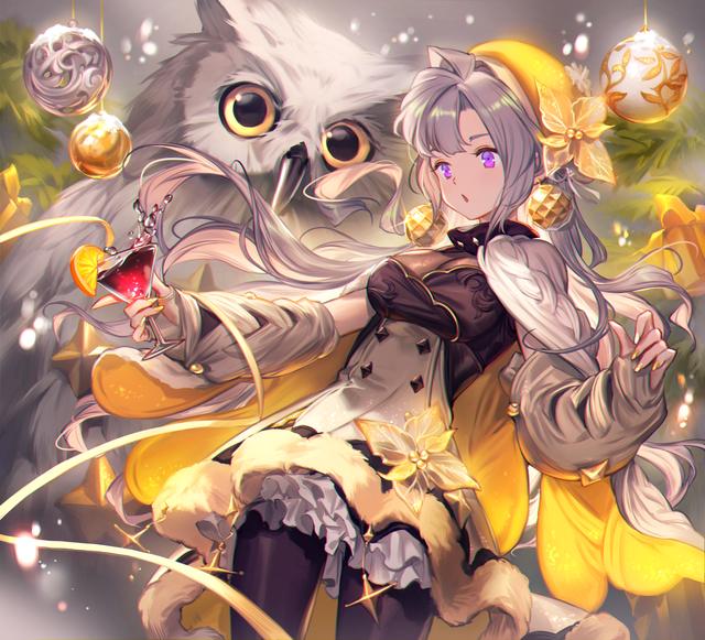 来自日本插画师的一组非常漂亮的人物插画作品！造型可爱画面华丽-3.jpg