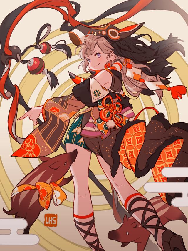 来自日本插画师的一组非常漂亮的人物插画作品！造型可爱画面华丽-6.jpg