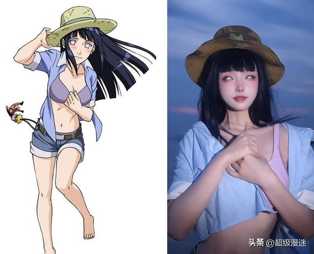 走路摇小姐姐cos雏田，性感爆表！二次元宅男：这谁顶得住啊？-2.jpg