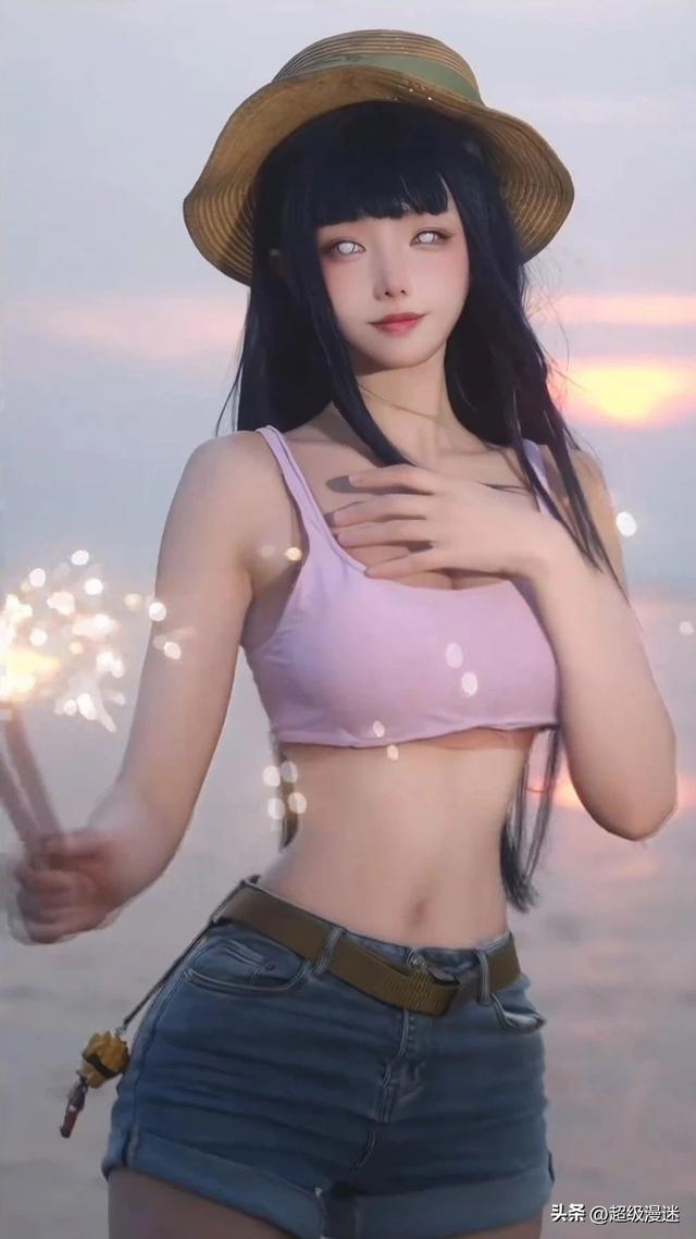 走路摇小姐姐cos雏田，性感爆表！二次元宅男：这谁顶得住啊？-4.jpg