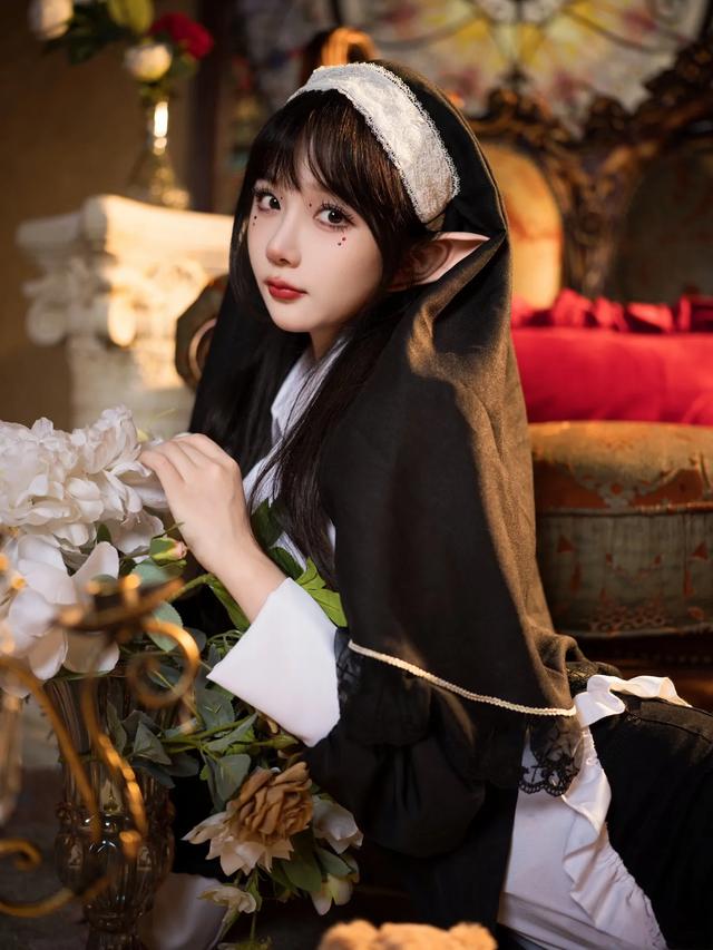 二次元cosplay,超清晰唯美修士美女图！-11.jpg