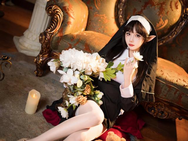 二次元cosplay,超清晰唯美修士美女图！-10.jpg
