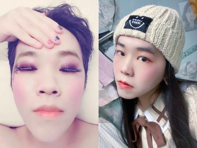 李丰男扮女装化妆自拍，妆容精致美美的-3.jpg