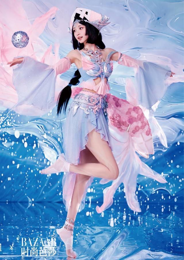 田曦薇-《王者荣耀》二次元Cosplay西施造型写真，灵动飘逸小仙女-4.jpg