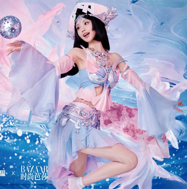 田曦薇-《王者荣耀》二次元Cosplay西施造型写真，灵动飘逸小仙女-3.jpg