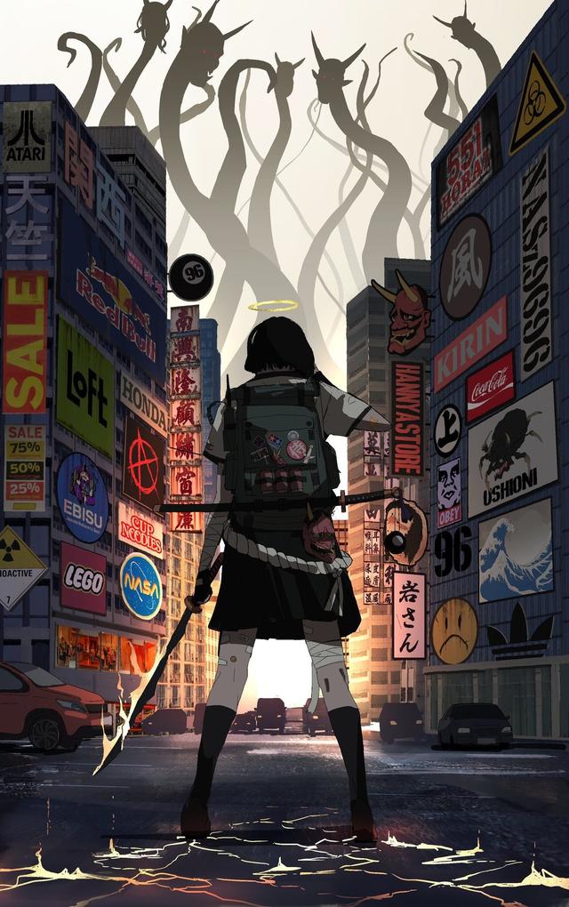一组画风绝对帅气的插画欣赏！画技十分优秀的高质量作品！-6.jpg