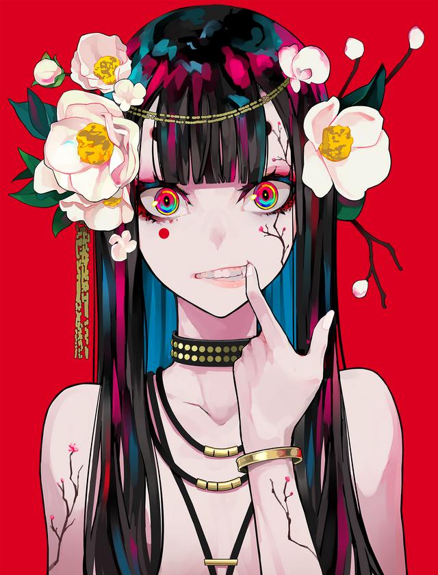 来自日本插画师的一组漂亮人物插画作品欣赏！画技精良的华丽大作-10.jpg